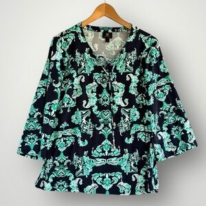 🎉5 for $45🎉 JM Collection top blouse shirt size L